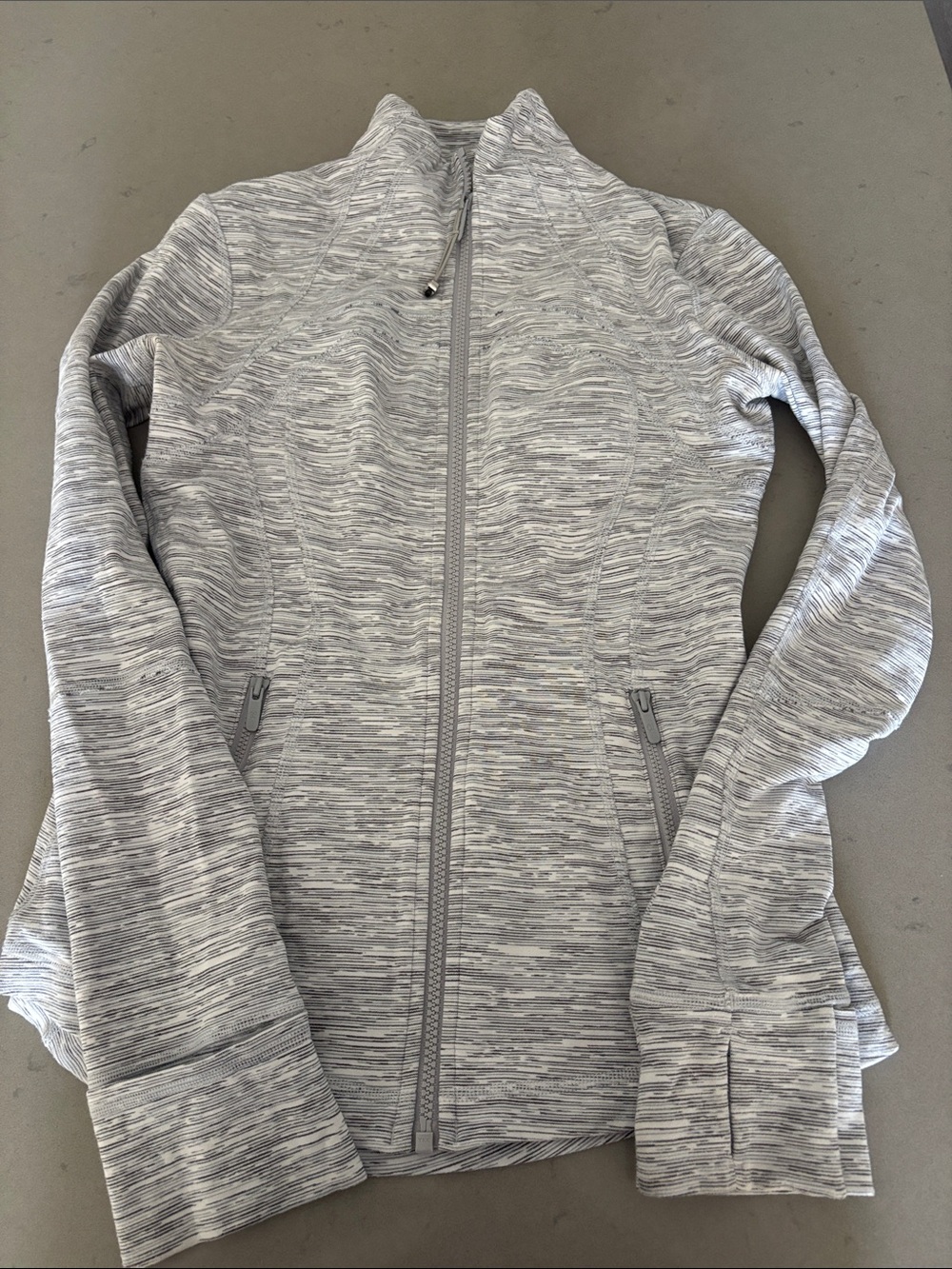 NWOT Lululemon Light Gray Align Jacket 6